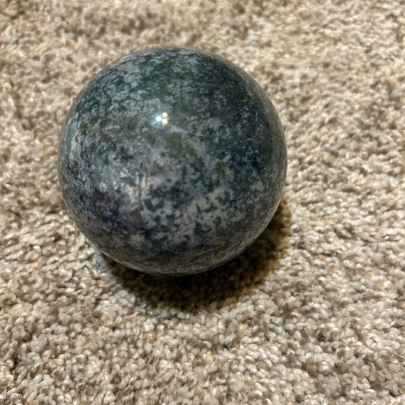 Tree Agate Sphere - Picture 4 of 6